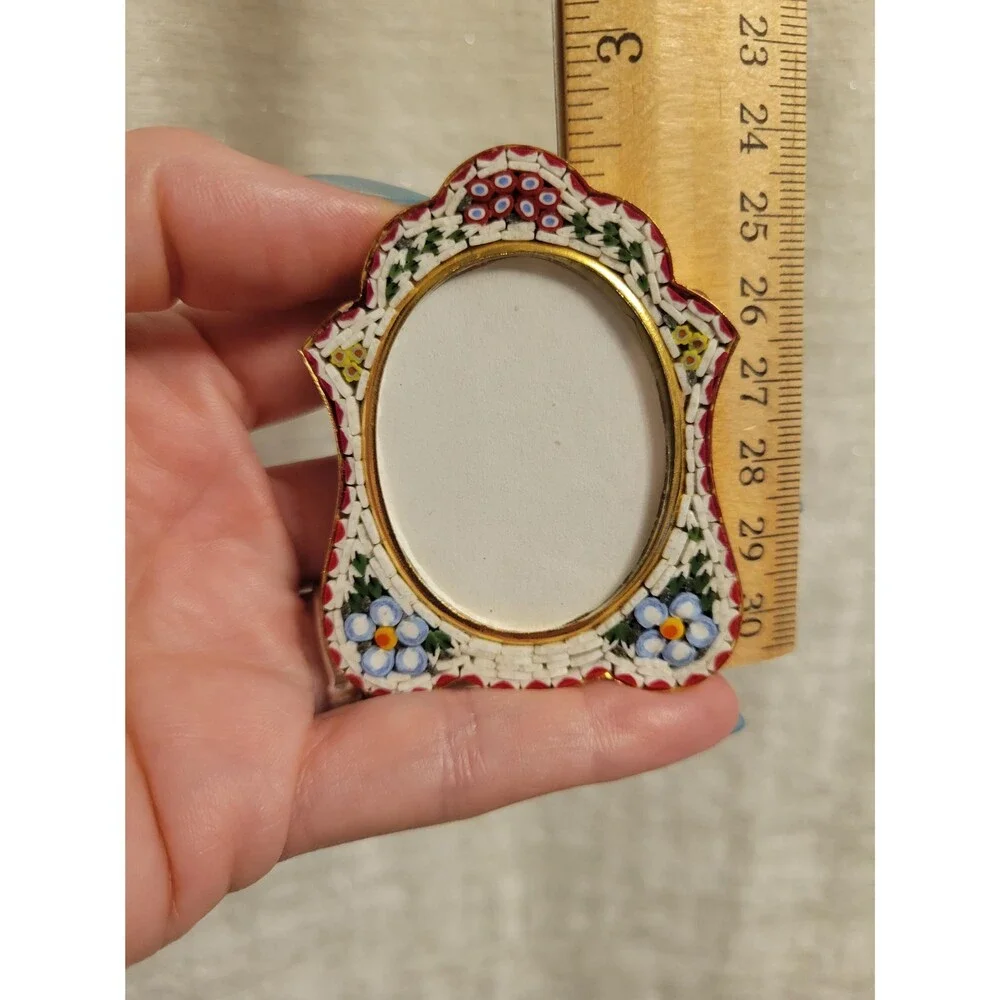 Early 20th century Micro Mosaic Picture Frame, Italy, possibly Antique